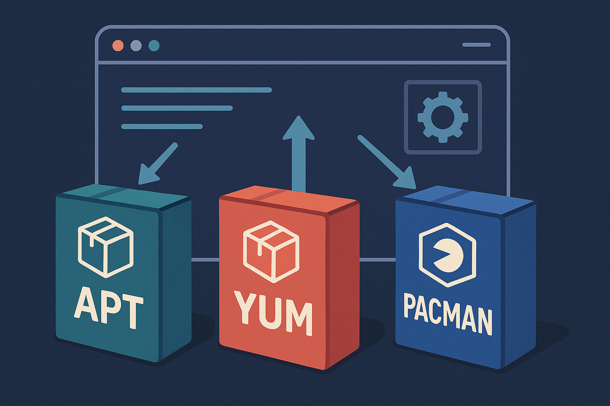 Read more about the article Managing Software Packages with APT, YUM, and Pacman