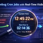 Improving Cron Job Debugging with a Visible Time Widget in Web Dashboards