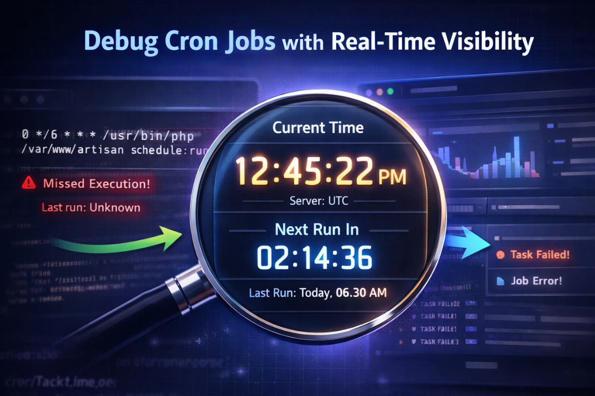 Read more about the article Improving Cron Job Debugging with a Visible Time Widget in Web Dashboards