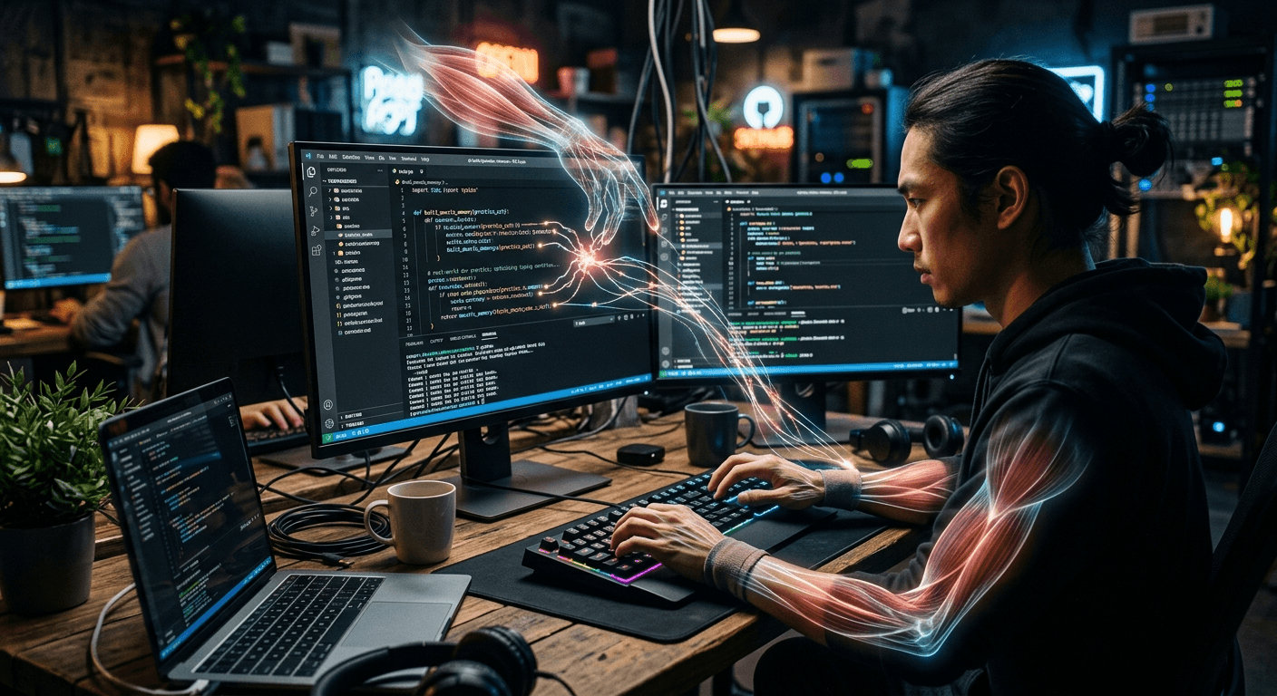 Read more about the article Building Typing Muscle Memory That Holds up in a Real Dev Environment